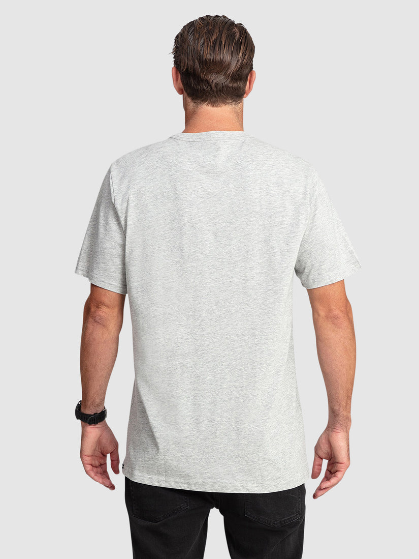 Aus Solid Short Sleeve Tee - Grey Marle