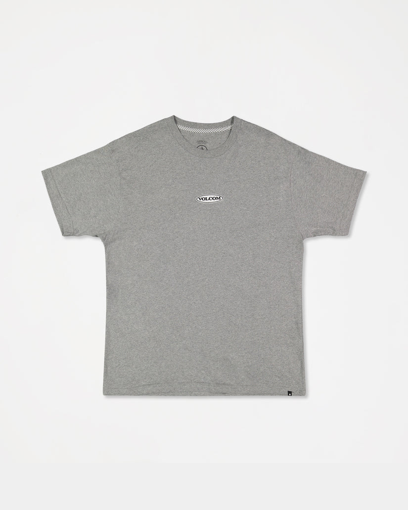 Heritage Logo Loose Tee - Heather Grey