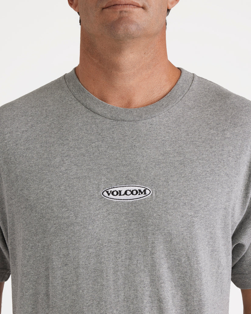 Heritage Logo Loose Tee - Heather Grey