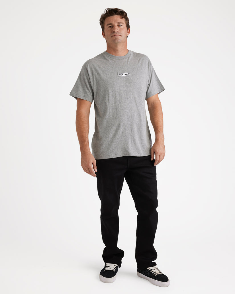 Heritage Logo Loose Tee - Heather Grey