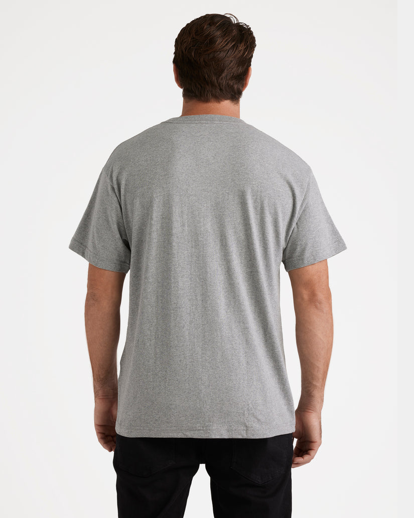 Heritage Logo Loose Tee - Heather Grey