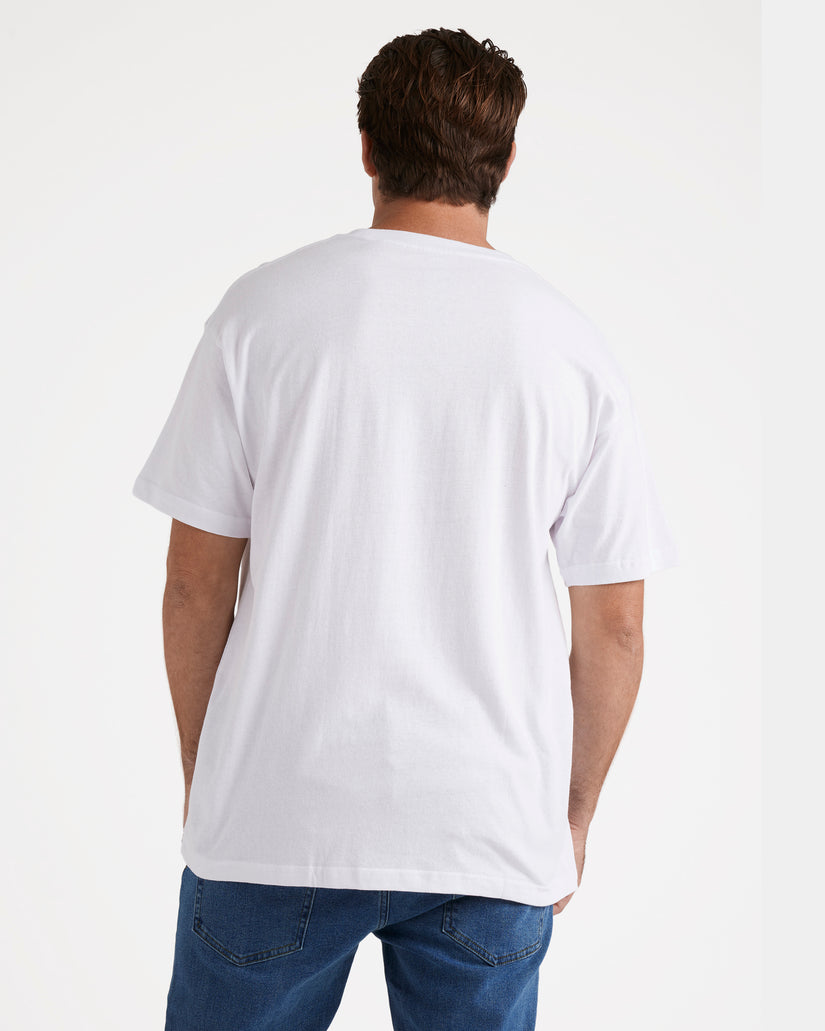 Heritage Logo Loose Tee - White