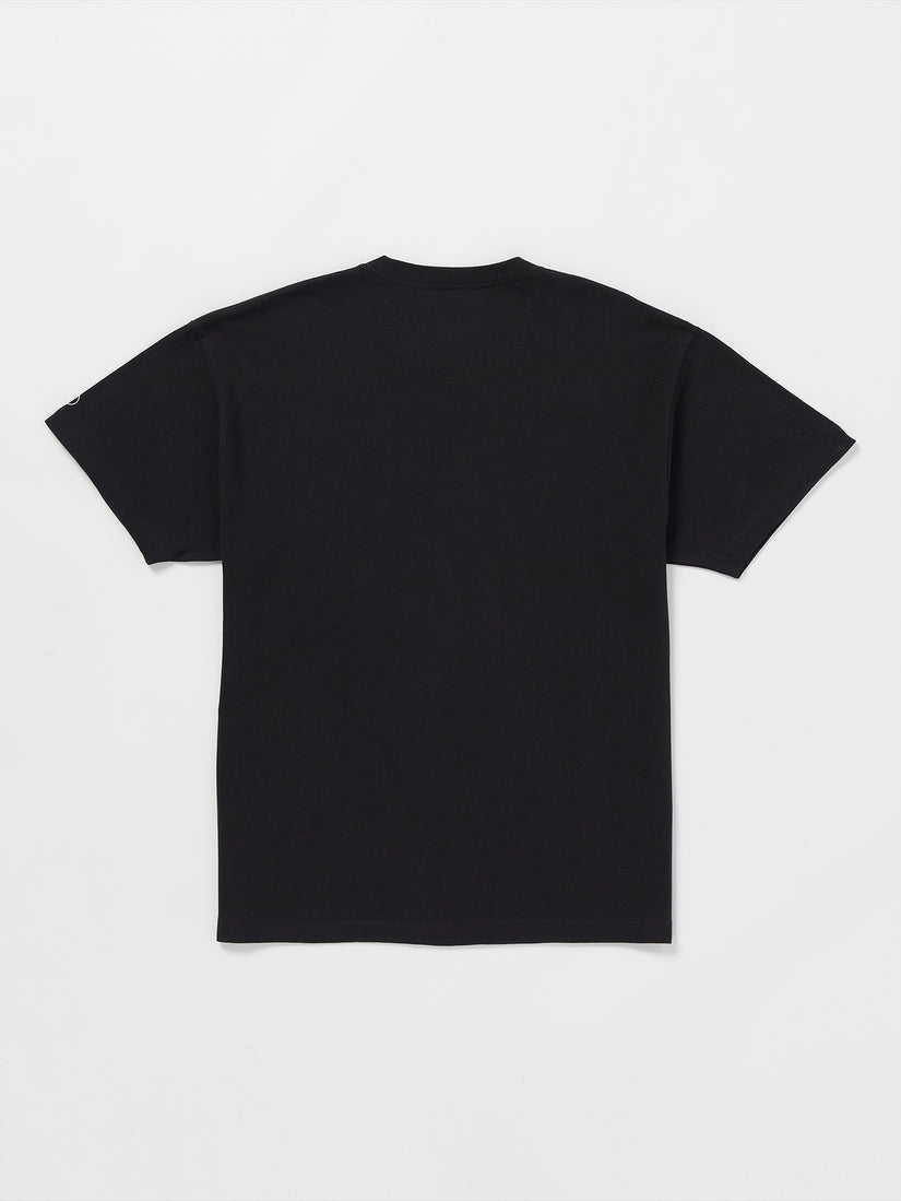 Solid Loose Short Sleeve Tee - Black