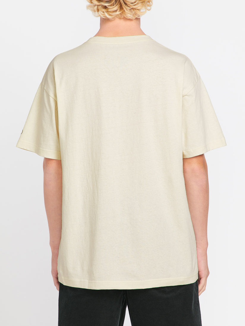 Solid Loose Short Sleeve Tee - Dirty White