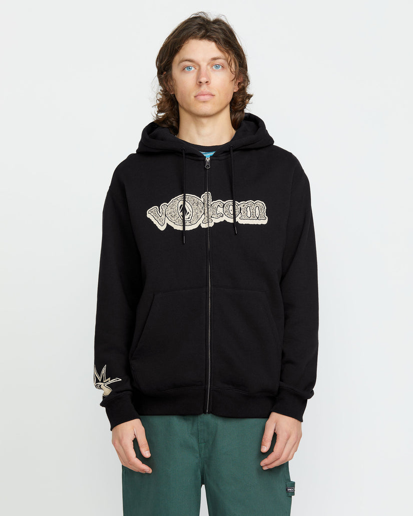 Volcom Entertainment Zip Fleece- Black