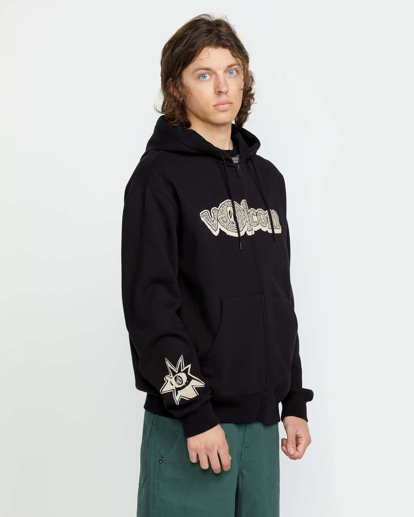 Volcom Entertainment Zip Fleece- Black