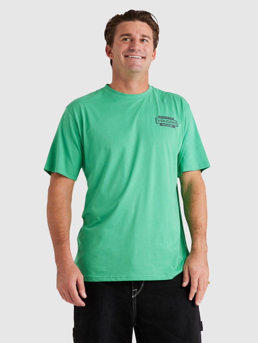 Aus Deadset Short Sleeve Tee - Jungle Green