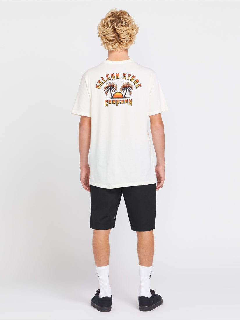 Inflames Short Sleeve Tee - Off White