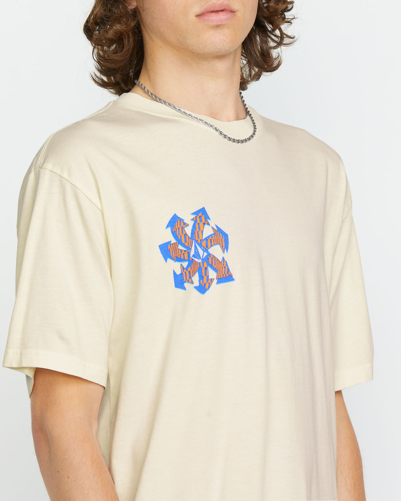 Volcom Vortex Short Sleeve Tee - Off White