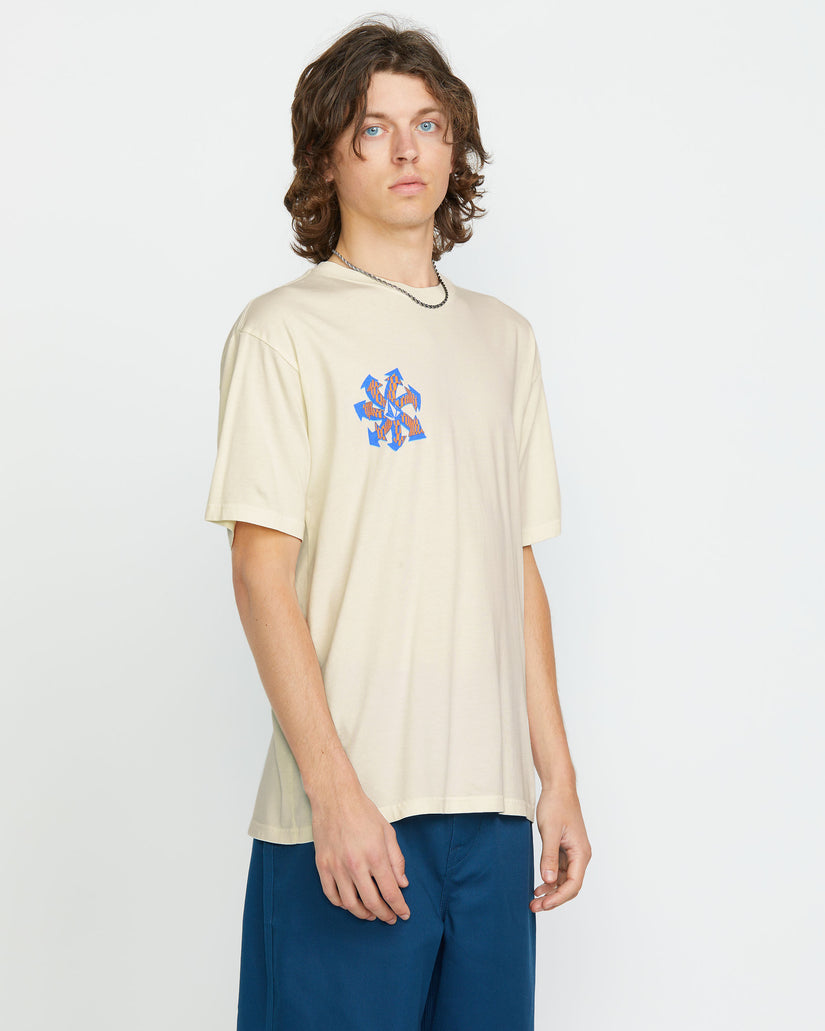 Volcom Vortex Short Sleeve Tee - Off White