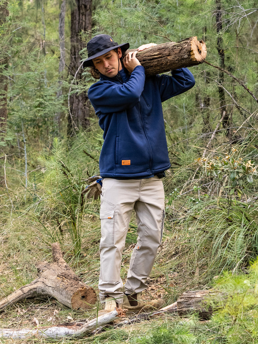 Volcom Workwear Bonded Fleece Jacket - Navy