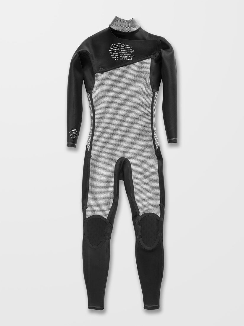 Modulator 2mm Long Arm Chest Zip Wetsuit - Black