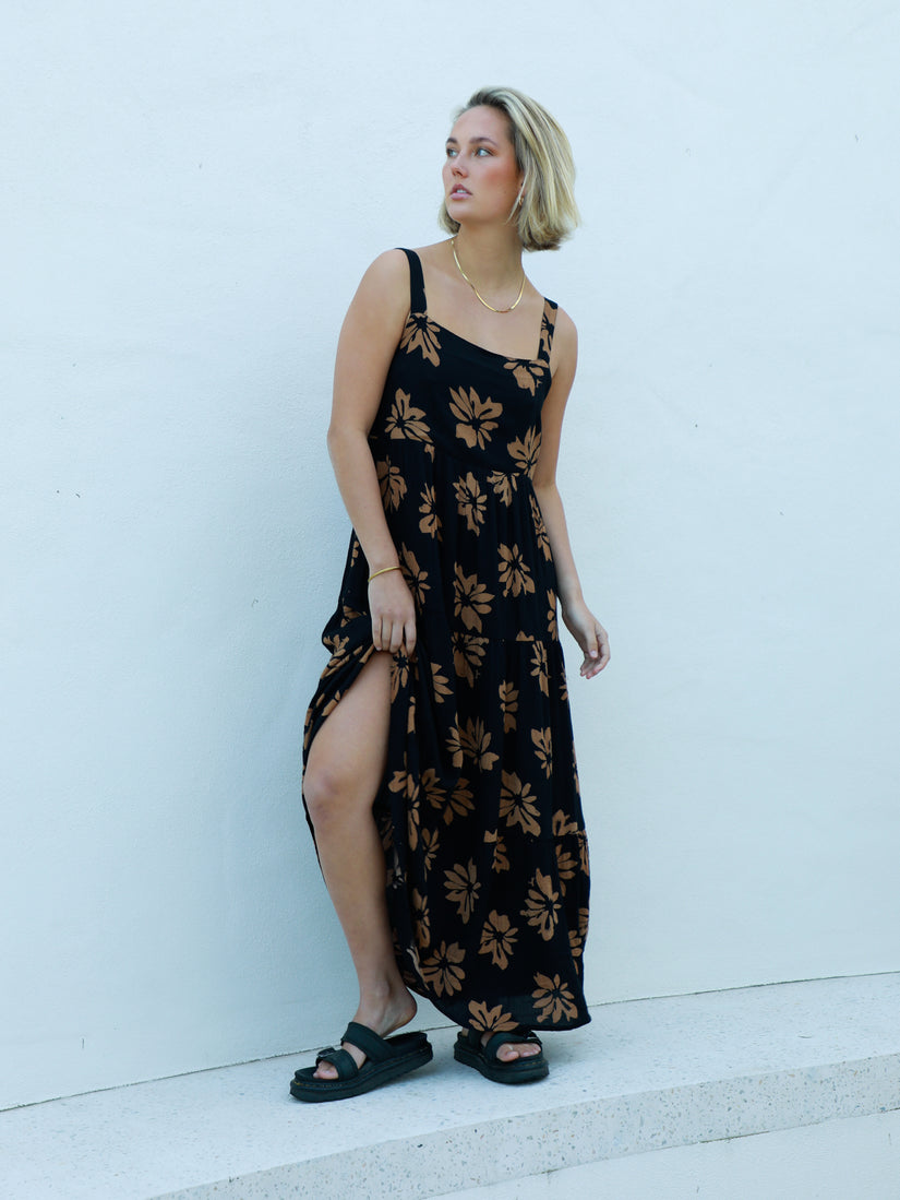 Viper Dress - Vintage Brown