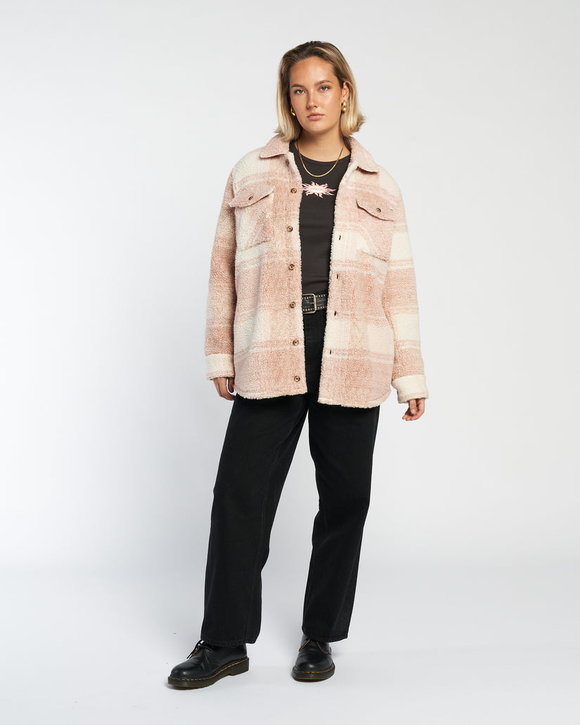 Silent Sherpa Jacket - Champagne Gold