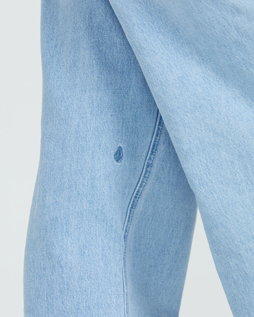 Stoned Bf Hirise Jeans - Blue Bird