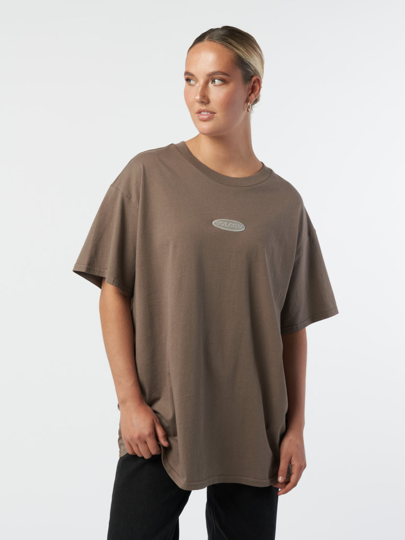 Heritage Logo Heavy Weight T-Shirt - Bison