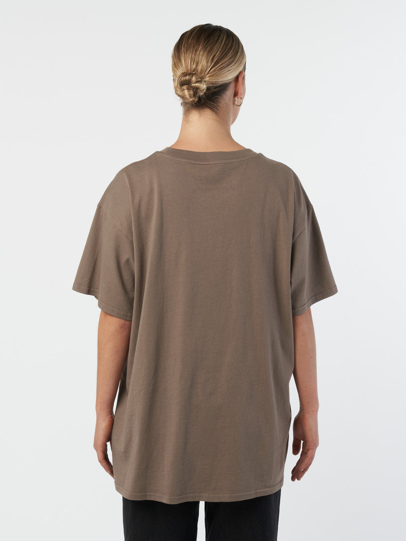 Heritage Logo Heavy Weight T-Shirt - Bison