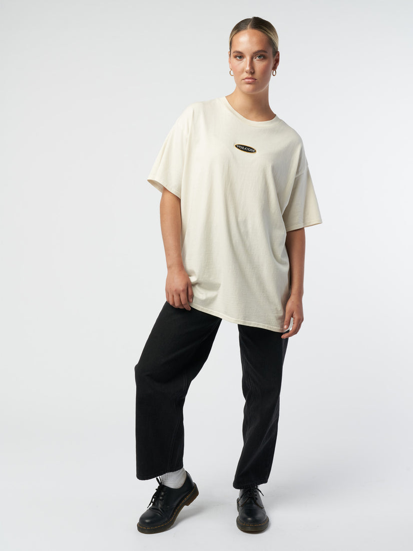 Heritage Logo Heavy Weight T-Shirt - Dirty White