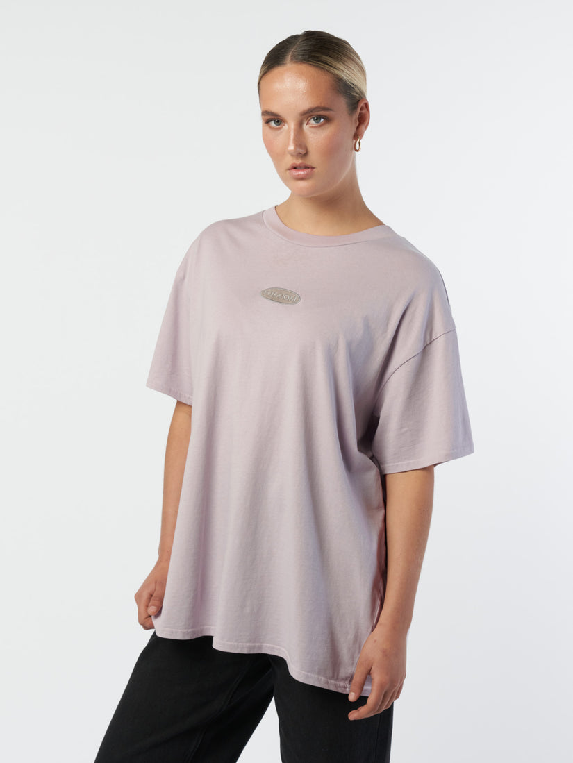 Heritage Logo Heavy Weight T-Shirt - Iris