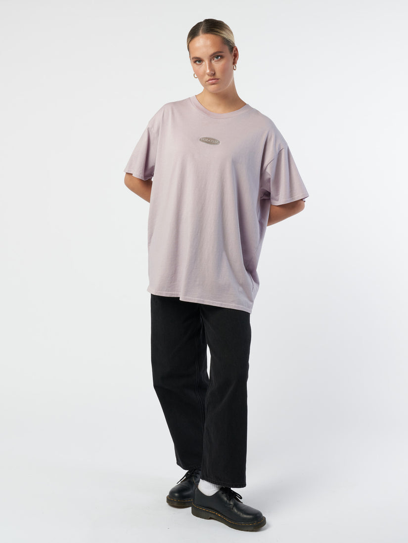 Heritage Logo Heavy Weight T-Shirt - Iris