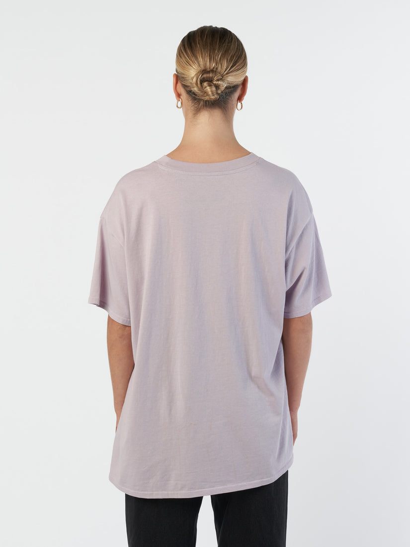 Heritage Logo Heavy Weight T-Shirt - Iris