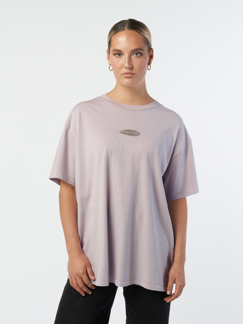 Heritage Logo Heavy Weight T-Shirt - Iris