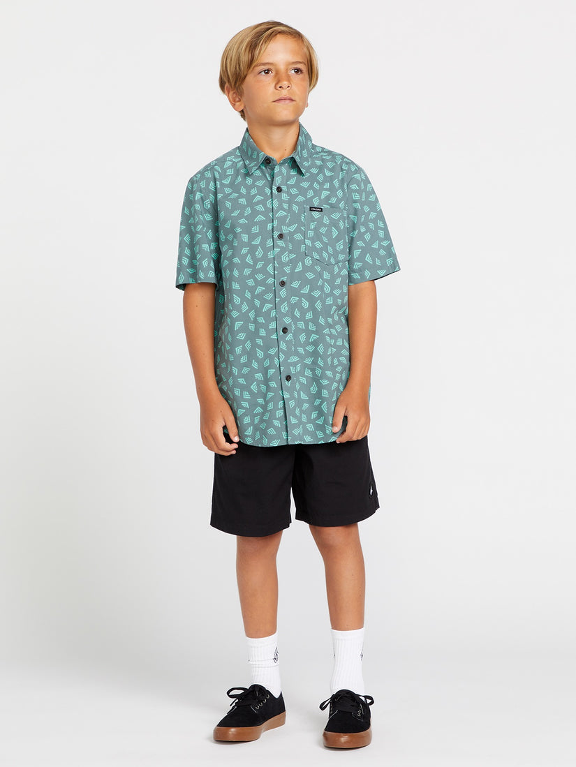 Big Youth Interstone Short Sleeve Shirt - Service Blue