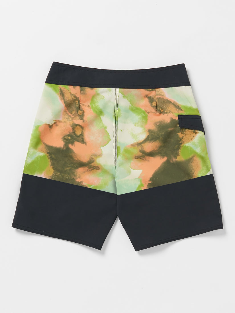 Boys Youth Utopia Block Mod Boardshort - Black