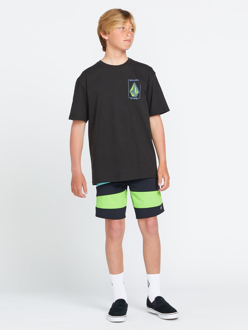 Big Youth Stone Breakage Short Sleeve Tee - Black