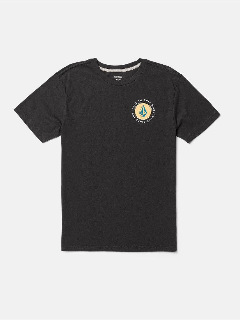 Big Youth Shaped Up Short Sleeve Tee - Washed Black Heather