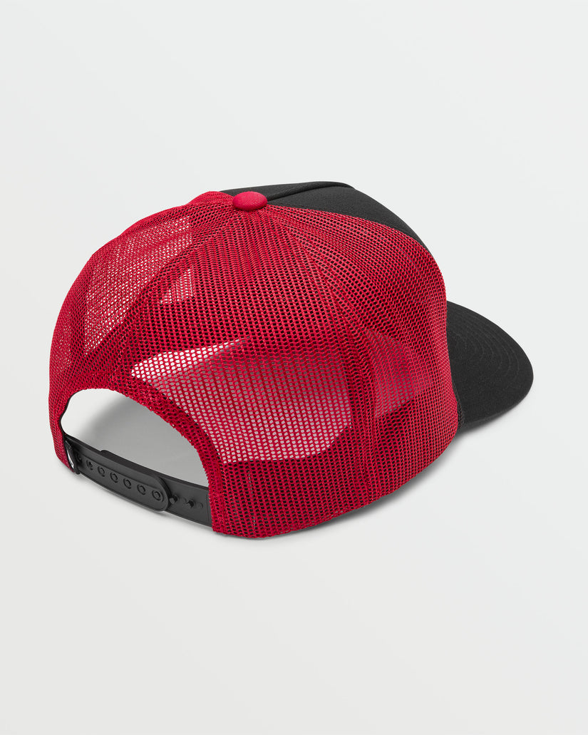 Shred Deck Trucker Hat - Ribbon Red