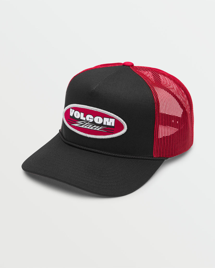 Shred Deck Trucker Hat - Ribbon Red