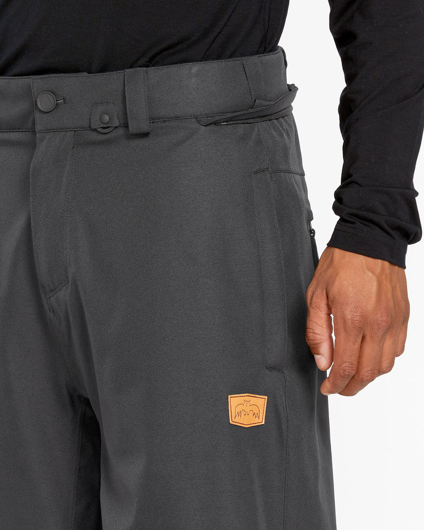 Mens Arthur 20K Pants - Black