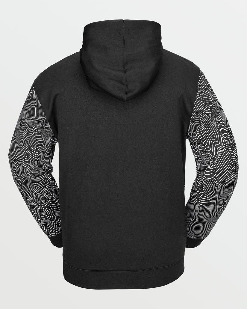 Mens Hydro Riding Hoodie - Black Print