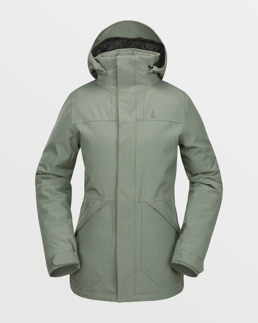 Womens Shelter 3D Stretch Jacket - Lichen Green