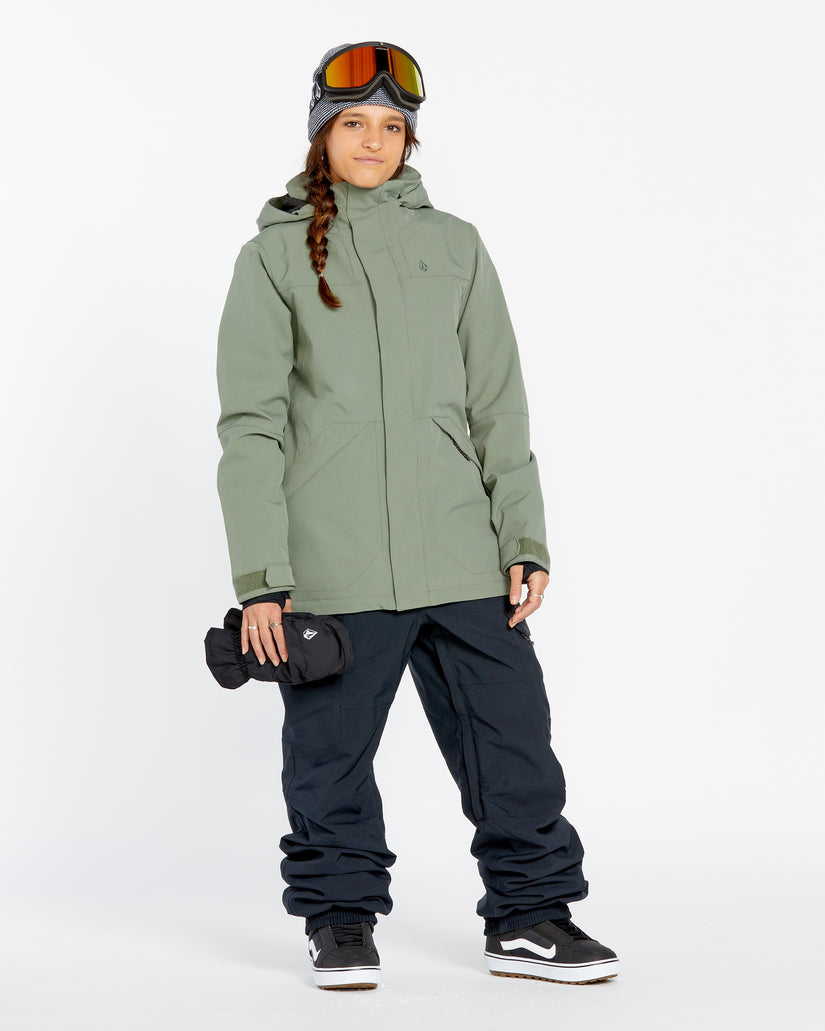 Womens Shelter 3D Stretch Jacket - Lichen Green