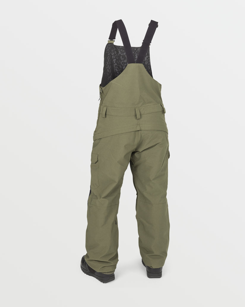 Womens Creston 3D Stretch Bib Overalls - Ivy