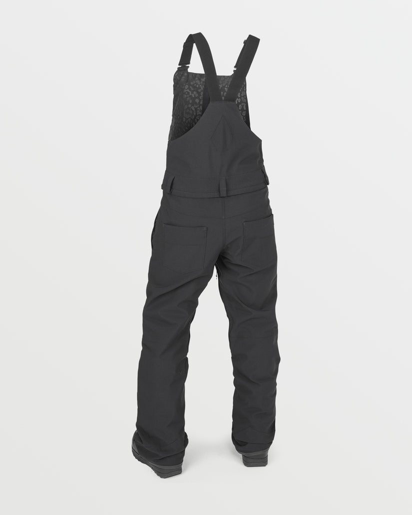 Womens Swift Bib Overalls - Black