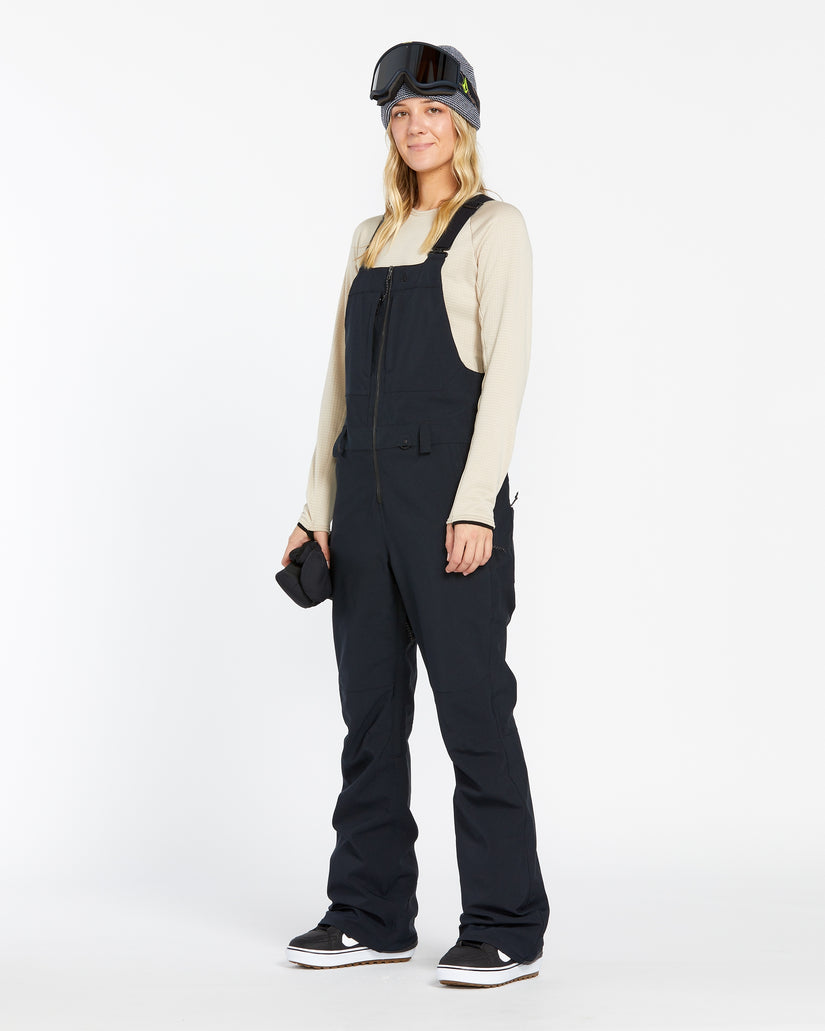 Womens Swift Bib Overalls - Black