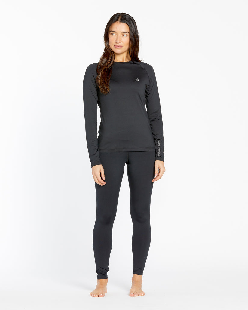 Womens Womens V-Science Crew - Black