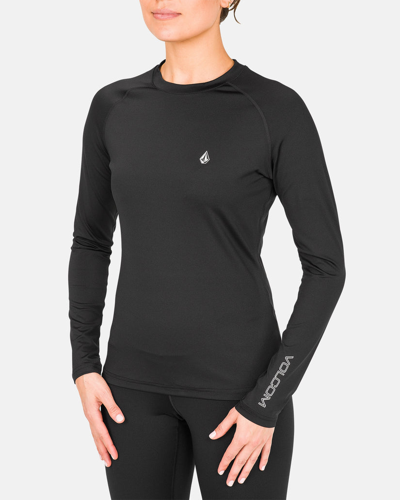 Womens Womens V-Science Crew - Black