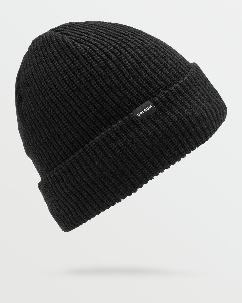 Mens Sweep Lined Beanie - Black