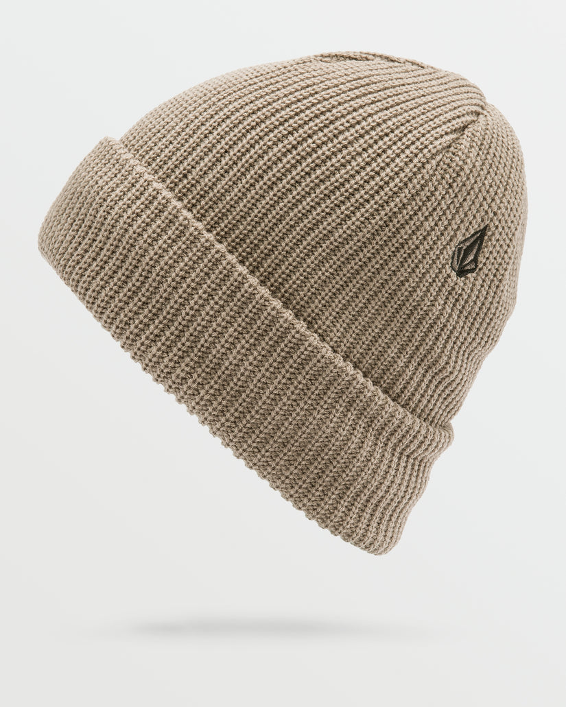 Mens Sweep Lined Beanie - Chestnut Brown