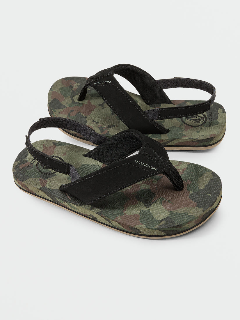 Little Youth Victor Sandals - Dark Camo