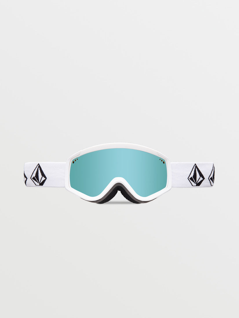 Big Youth Attunga  Goggle - Matte White Stone / Ice Chrome (2023)