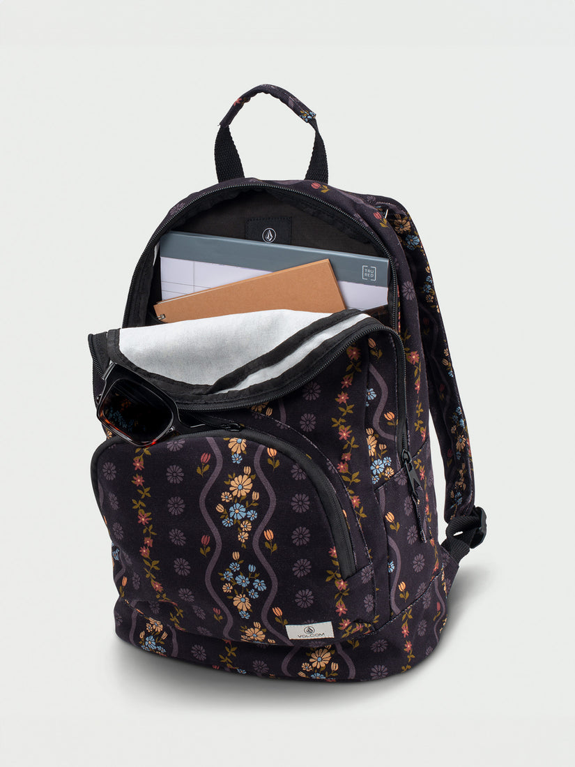 Schoolyard Canvas Backpack - Black