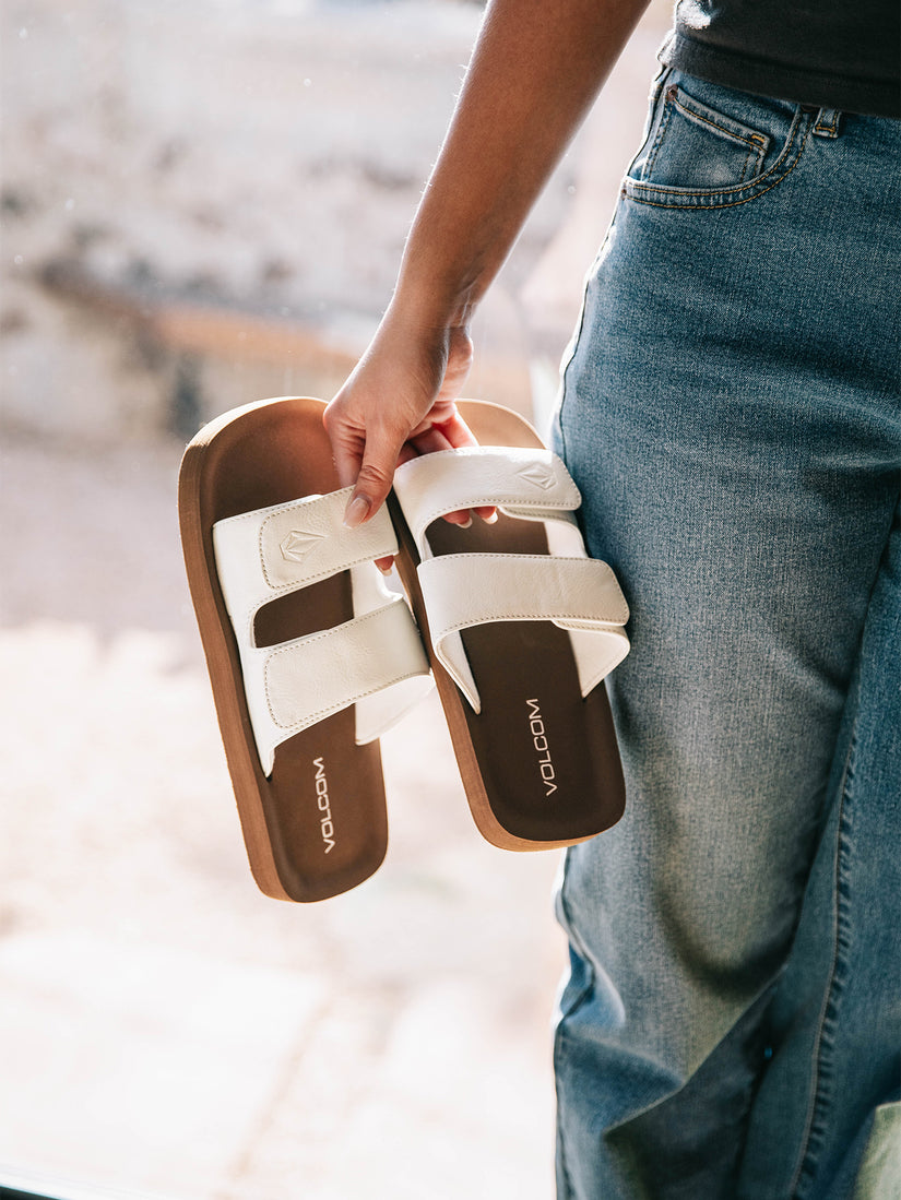 Womens Volcom Squared Sandal - White