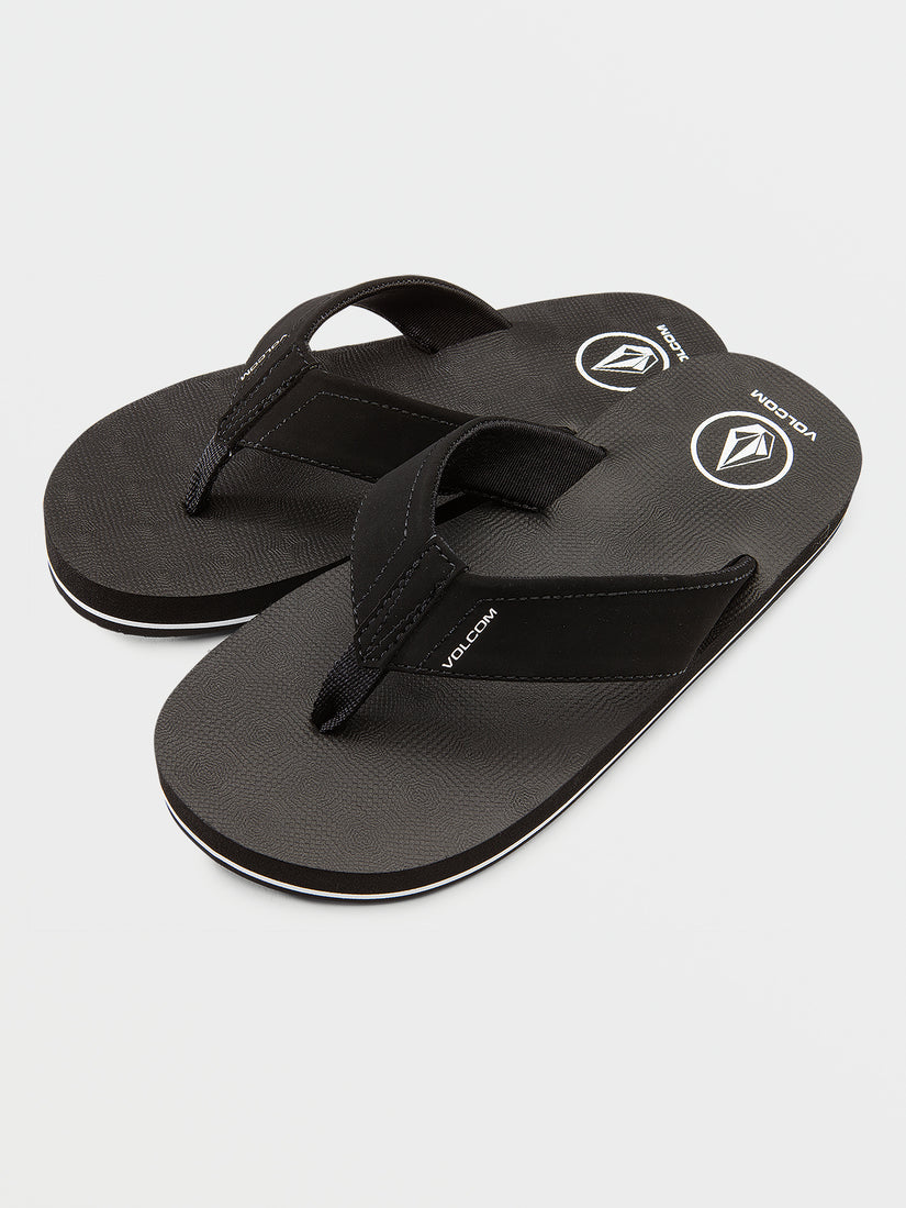 Boys Youth Victor Sandal - Black