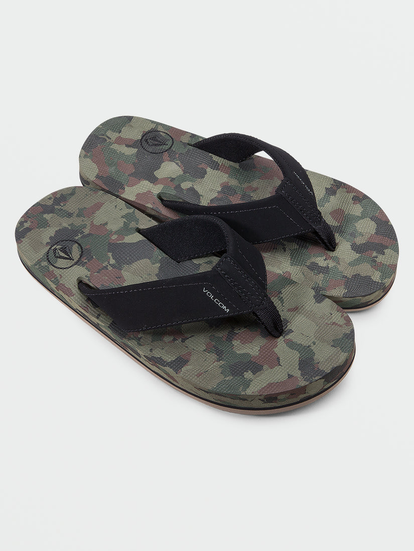 Boys Youth Victor Sandals - Dark Camo