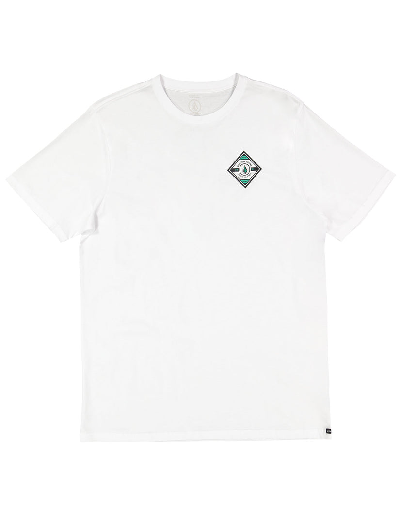 Aus Square Peg Short Sleeve Tee - White